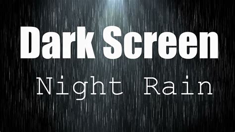 This relaxing white noise is great for helping you sleep, s. . Rain sounds black screen